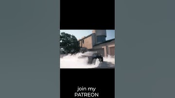 Houdini Fx Audi Car burnout 3d animation