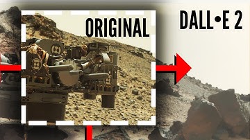 New Dall-E 2 Out-Painting Feature on NASA Photo of Mars