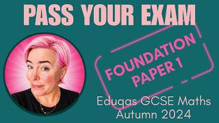 GCSE Maths Foundation Paper 1 Nov 2024 | Full Walkthrough (Eduqas)