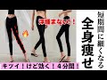【痩せる方法】キツイけどめっちゃ痩せる！！短期間集中トレーニング！【４分間】