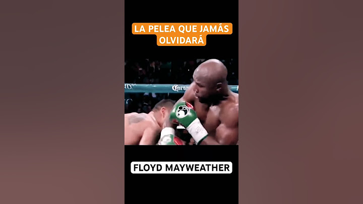 La #pelea que jamás olvidará #FLOYD #MAYWEATHER vs #CHINOMAIDANA