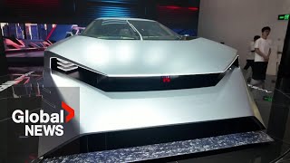 Beijing Auto Show displays futuristic cars, showcases EV development by Global News 8,834 views 1 day ago 1 minute, 27 seconds