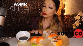 Sushi Yedi̇m Türkçe Asmr Eating Sounds Sushi Asmr