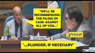 CONG. BARZAGA TO PHILHEALTH: WELL BE RECOMMENDING FILING OF CASESPLUNDER, IF NECESSARY
