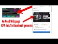CPA link to generate Custom thumbnail with link | Free thumbnail generate with custom image