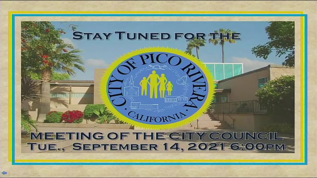 City of Pico Rivera City Council Meeting September 14 YouTube