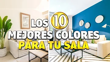 ¿Cuál es el color más popular para las paredes del salón?