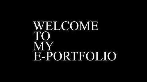 Introduction of my E portfolio