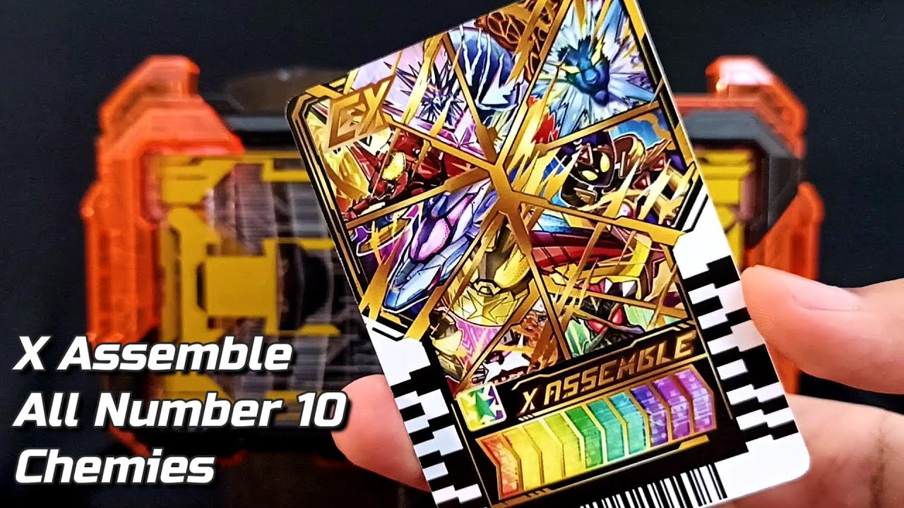 X ASSEMBLE ALL NUMBER 10 CHEMIES! Kamen Rider Gotchard