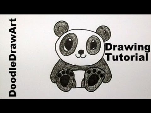 How to draw cute baby Panda Easy drawing for kids - video Dailymotion