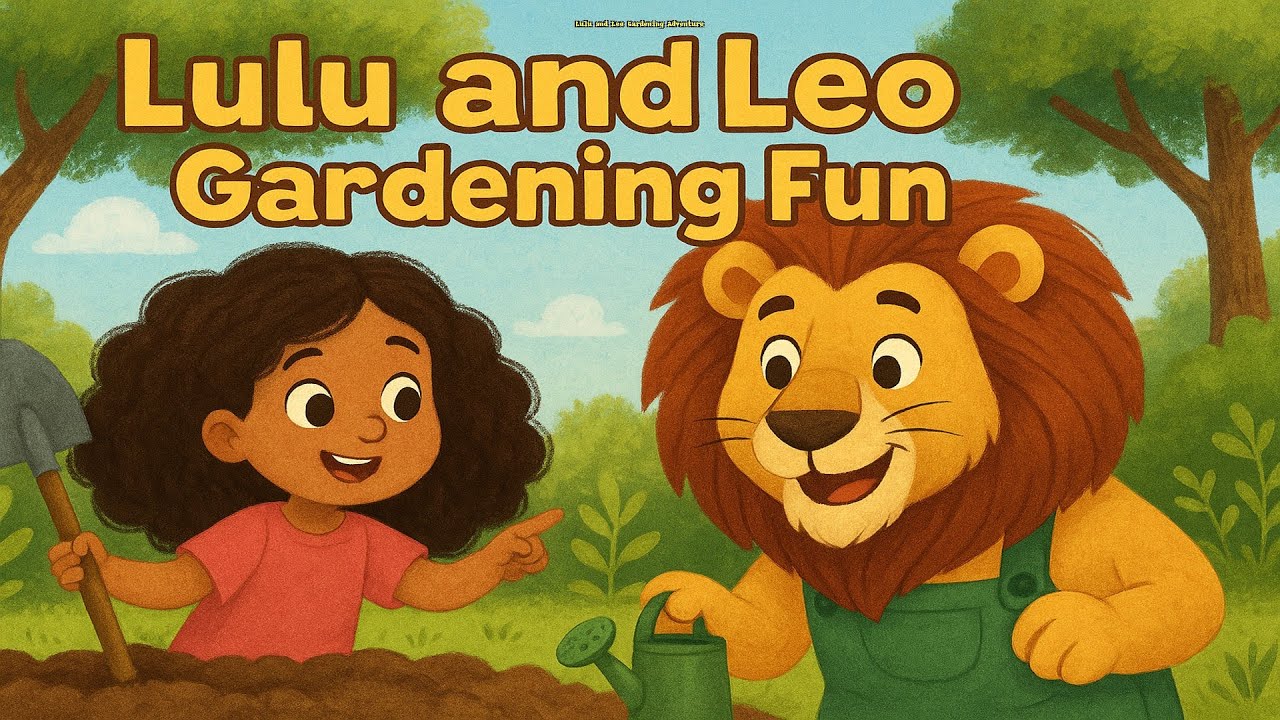 Lulu and Leo: The Great Garden Adventure 🌱🦁 | Funny Kids Read Aloud ...