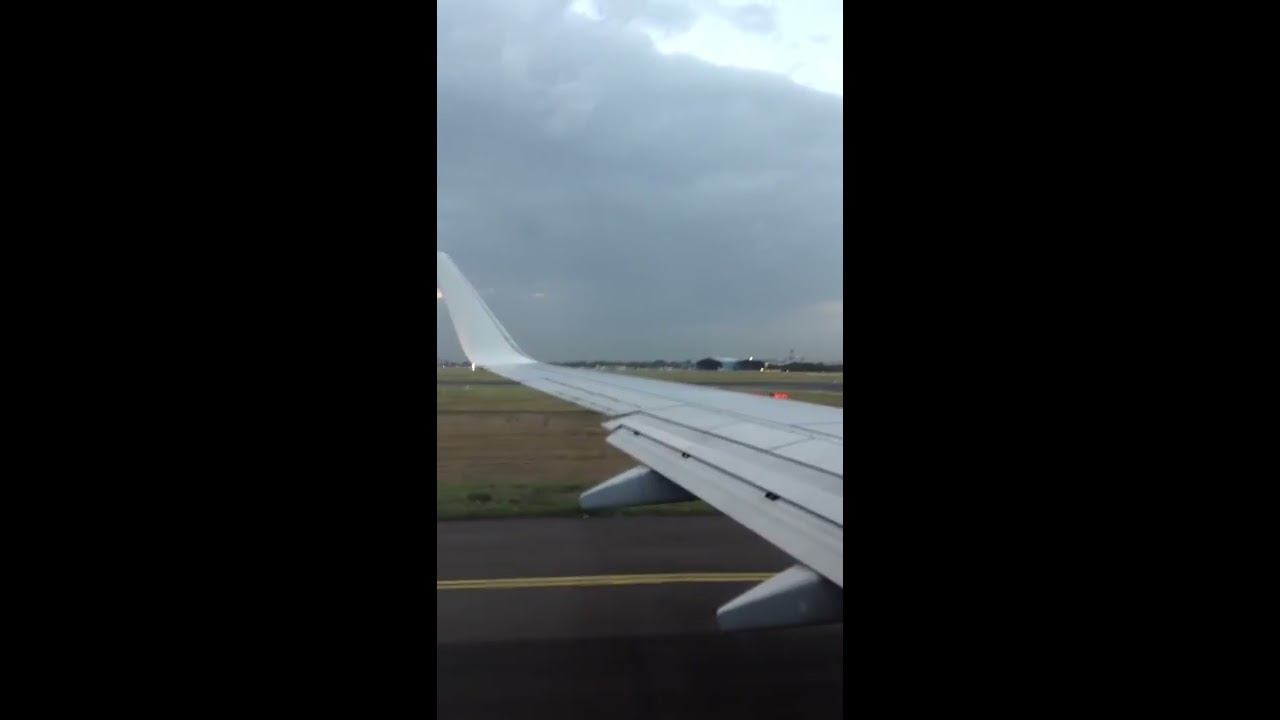 Jet Airways B737 Takeoff From Chennai Airport.