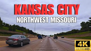 4K Highway Driving Tour | Kansas City | Drive from South Central to Northwest Missouri | USA | 2025