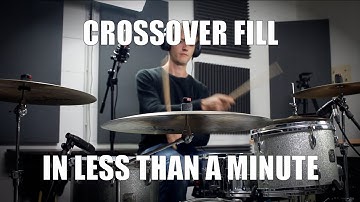 Crossover 16th Fill in less than a Minute - Daily Drum Lesson