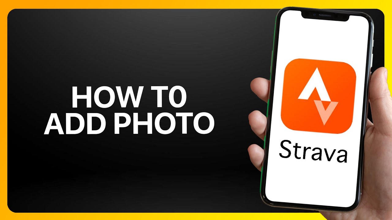 How To Add photo In Strava Tutorial