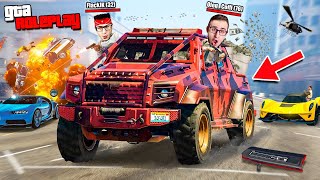 картинка: ДОГОНИ МЕНЯ И ПОЛУЧИ 1.000.000$! 1.000 ИГРОКОВ VS БРОНИРОВАННЫЙ ДЖИП! (GTA 5 RP / RADMIR)