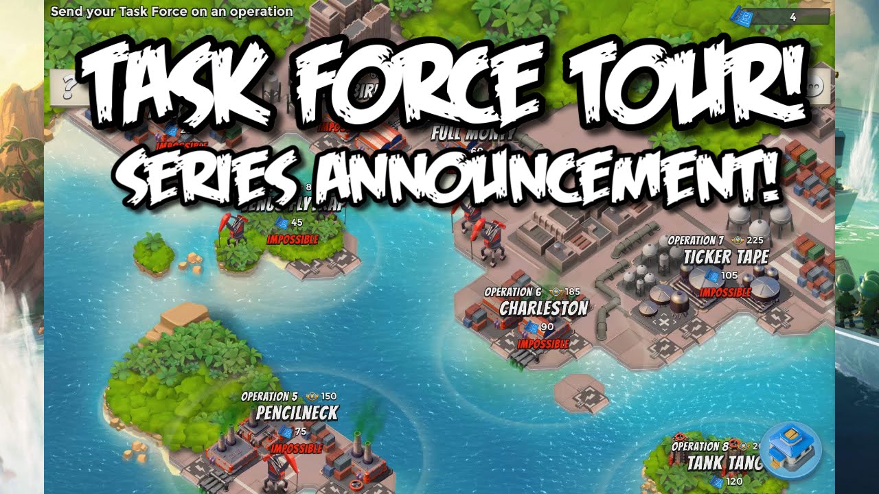 Boom Beach The Task Force Operation Tour Series Announcement! YouTube
