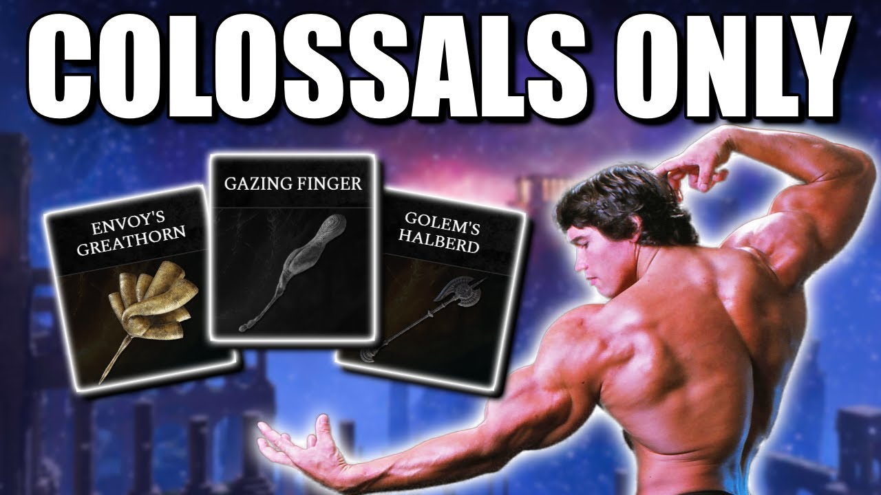 Breaking Elden Ring With COLOSSAL weapons Only!