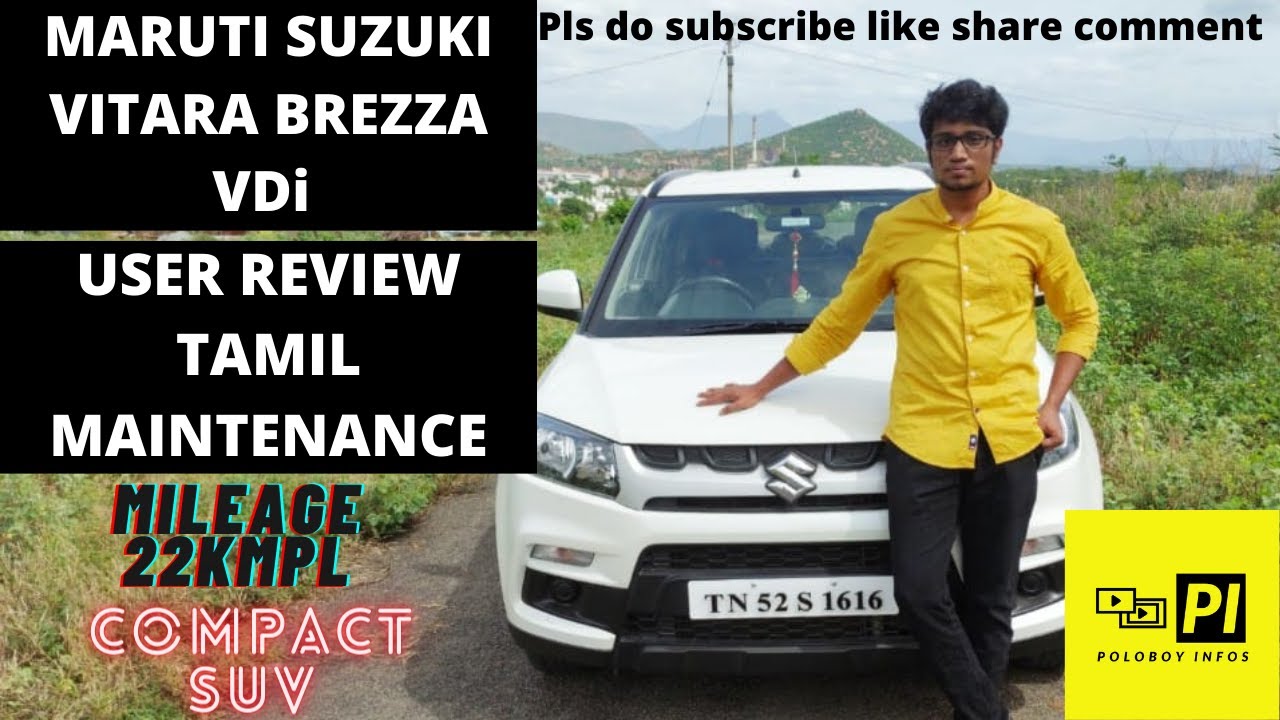 Vitara Brezza VDi 1.3LTurbocharged engine Compact SUV.Complete user review Tamil.