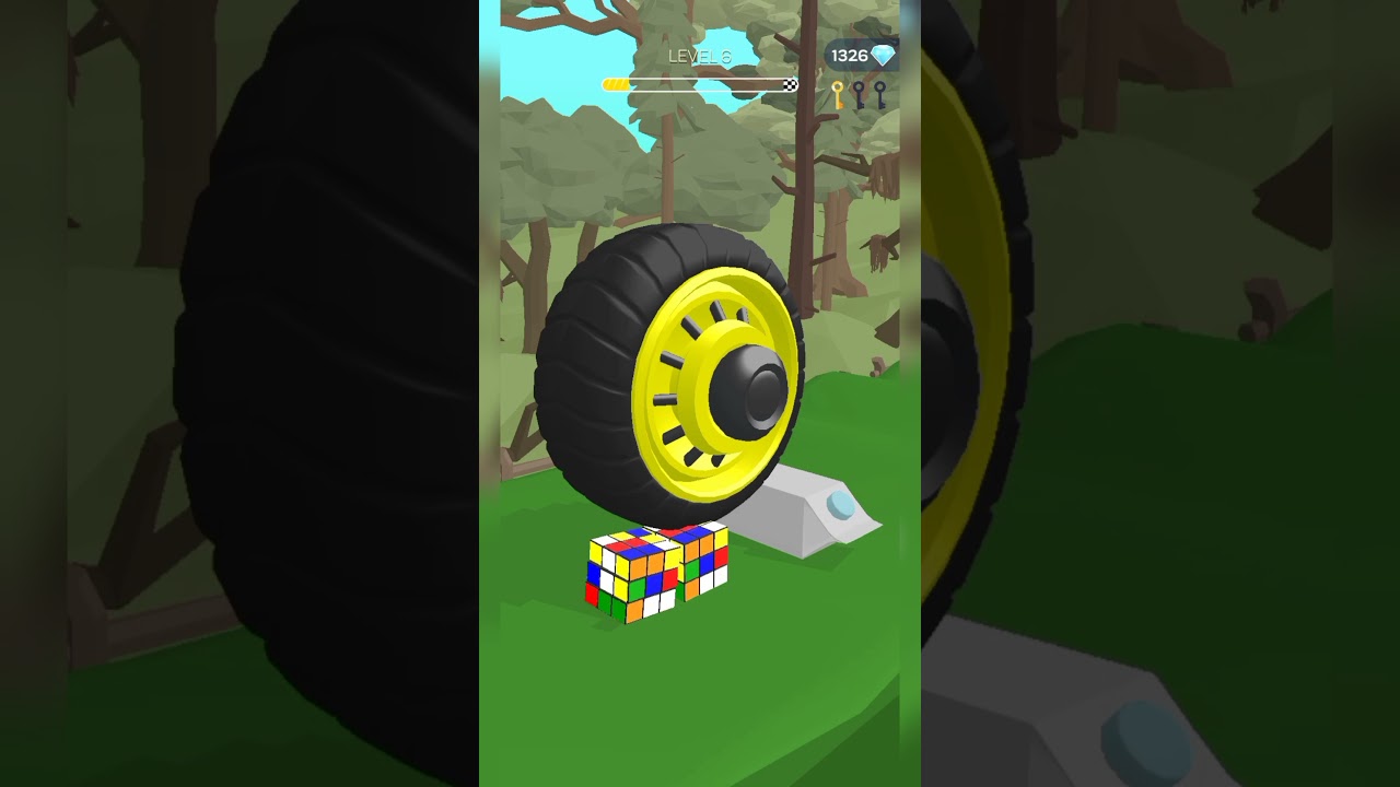 Wheel Smash! Walkthrough Level 6 