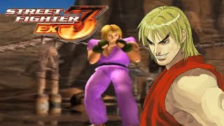 Street Fighter Ex3 - Ken - Original Mode Hard Difficulty Playthrough