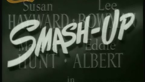 SMASH-UP: THE STORY OF A WOMAN (Una Mujer Destruida, 1947, Full Movie, English, Cinetel)