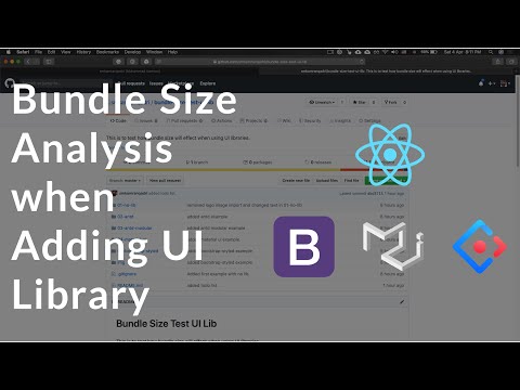 Bundle Size Analysis when adding UI Library