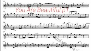 You Are Beautifulkenny G soprano Sax Bb 