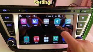 Android 10 GPS Navigation For Hyundai I20(2014-2018) LHD, Carplay Auto Bluetooth