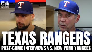 Nathan Eovaldi \& Bruce Bochy React to Texas Rangers Series Loss vs. Yankees, Bullpen Management