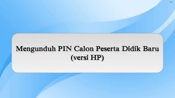 Tutorial Ambil PIN PPDB SMA/SMK Negeri JATIM Tahun 2021