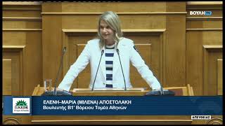 Μιλένα Αποστολάκη / Ομιλία στη Βουλή / 10.06.2025