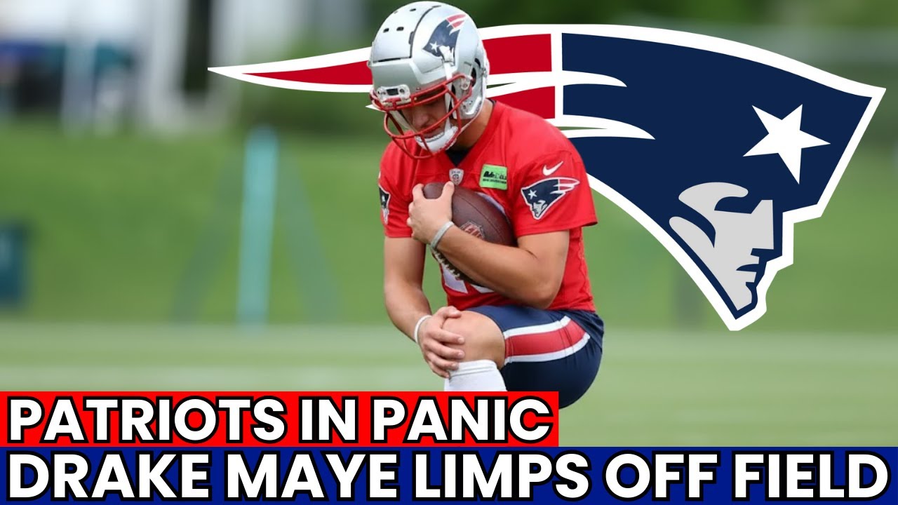 FOXBORO SILENCE: DRAKE MAYE limps from practice — game status a STATE SECRET | Patriots News