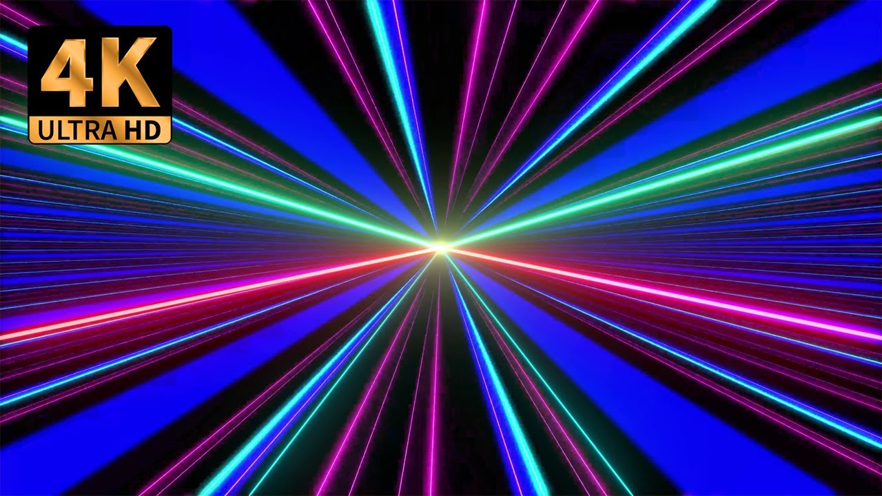 🌟 4K Laser Light Show DJ Visuals 🌟 Neon Laser VJ Loops No Copyright Royalty Free VFX Motion Graphics