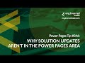Power Pages Tip #346 - Why Solution Updates Aren't in the Power Pages Area - Engineered Code