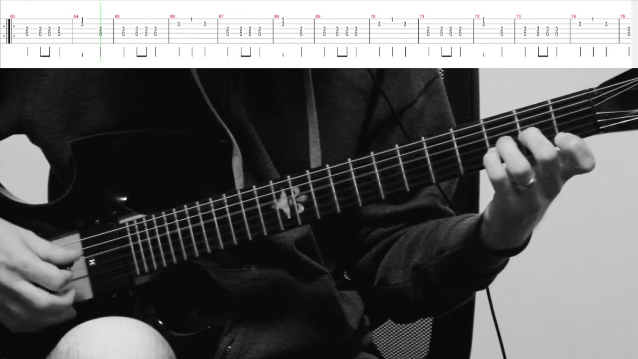 How to play Black Metal! Tenebrae in Perpetuum - Al di là della nebbia cover | Guitar tab | Tutorial