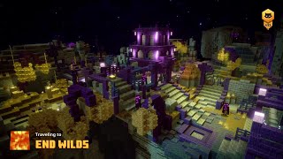 Minecraft Dungeons: Echoing Void DLC  - End Wilds GAMEPLAY WALKTHROUGH [ No Commentary ]