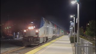 4K AMTK 171 w great NF K5LA leads Amtrak 11 Coast Starlight through Moorpark CA on 2026