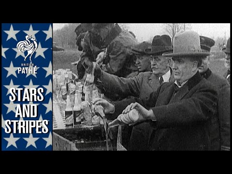 America on the Wagon | British Pathé