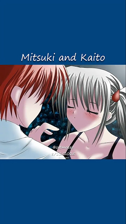 Mitsuki and kaito, OC's #anime #anime2000s #catmoeee #moeart #ibispaintx #moeartstyle #2000s