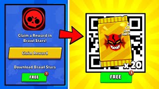 Free X20 Legendary Stranger Packs Qr Codes Brawl Star Stranger Thinks Brawl Stars New Update