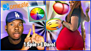 OMEGLE Spin The Wheel w/ FREAKS‼️ (1 SPIN = 1 DARE )😱😈 *she twerked*