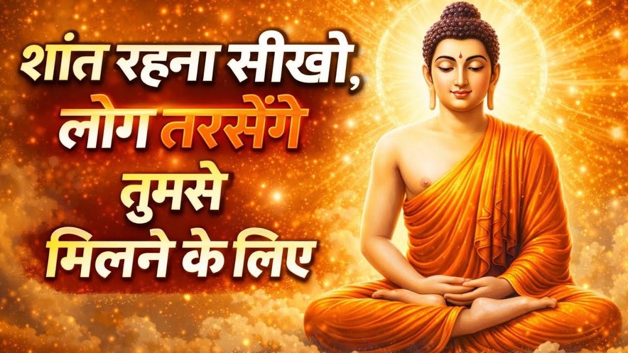 🎯 इतने शांत बन जाओ कि लोग खुद मिलने आएं! | बुद्ध की शक्तिशाली बात ! 🎯