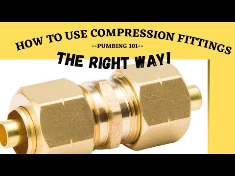 Video: Mám použít spárovací hmotu na kompresní šroubení?