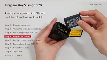 Nikon | KeyMission 170 | Verbinden met SnapBridge Android