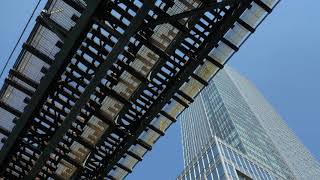 LIFE IS EL B Roll of 7 Train overhead between Queensboro Plaza and Court Square