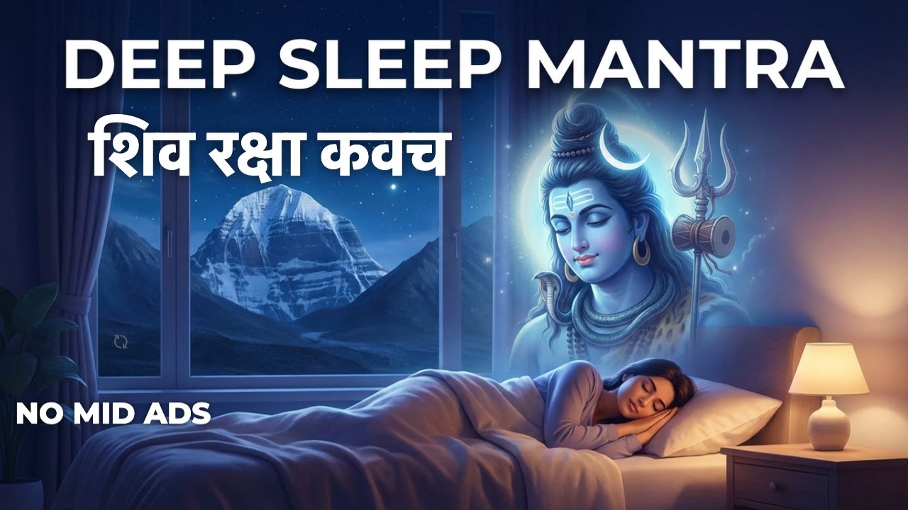 Karpur Gauram Karunavataram | Powerful Shiva Mantra for Deep Sleep & Protection (2.5 Hours)