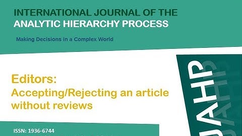 Editor: Accept or reject an article without review (OJS 3)