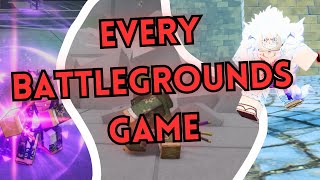 I Played Every Roblox Battlegrounds Game…
