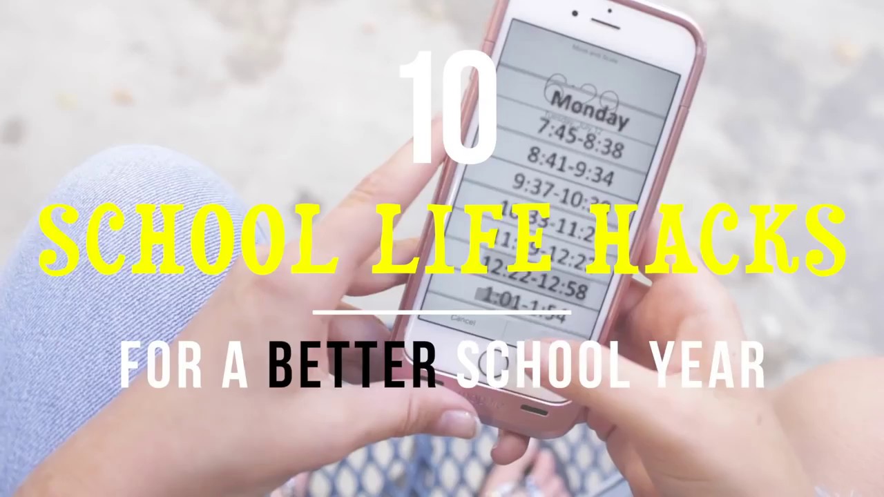 School Life Hacks || 10 hacks for back to School - YouTube